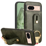 Custodia posteriore in pelle con cinturino per Google Pixel 9 Pro, 9, 8a e 8 Pro