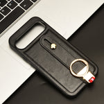 Custodia posteriore in pelle con cinturino per Google Pixel 9 Pro, 9, 8a e 8 Pro