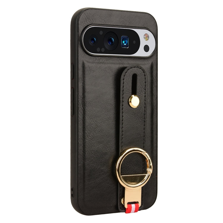 Custodia posteriore in pelle con cinturino per Google Pixel 9 Pro, 9, 8a e 8 Pro