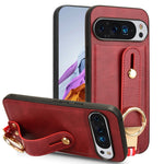 Custodia posteriore in pelle con cinturino per Google Pixel 9 Pro, 9, 8a e 8 Pro