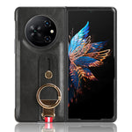 Custodia in pelle con cinturino per Tecno Phantom V Flip2, Fold2 e Fold
