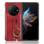Custodia in pelle con cinturino per Tecno Phantom V Flip2, Fold2 e Fold