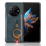 Custodia in pelle con cinturino per Tecno Phantom V Flip2, Fold2 e Fold