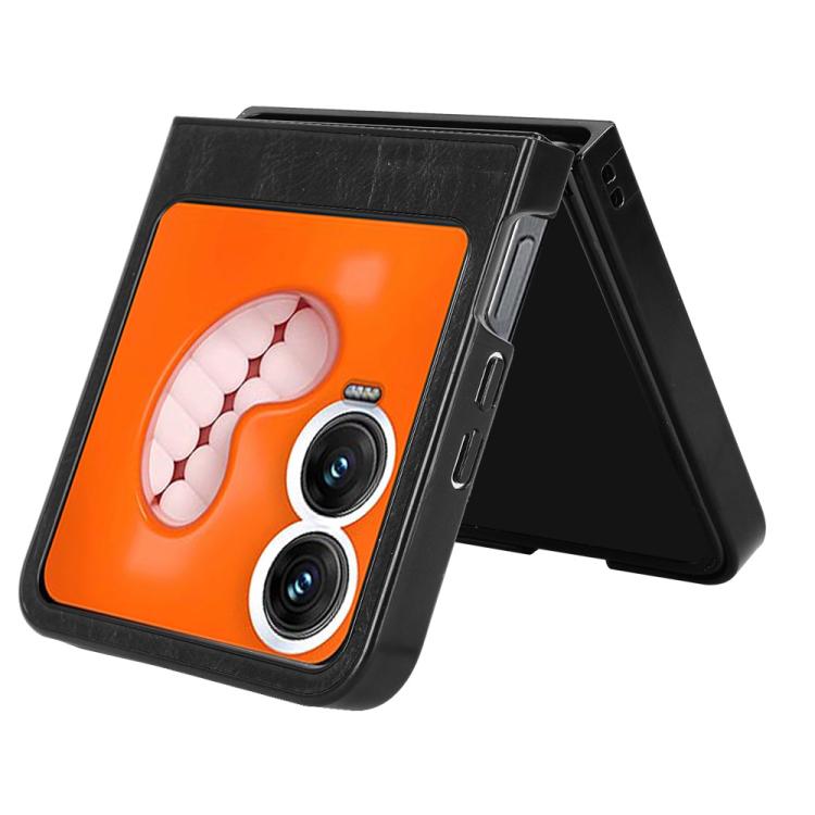 Custodia in pelle con cinturino per Tecno Phantom V Flip2, Fold2 e Fold