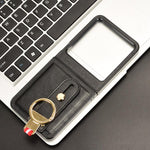 Custodia in pelle con cinturino per Tecno Phantom V Flip2, Fold2 e Fold