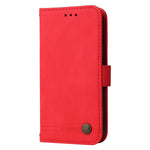 Custodia per telefono in pelle con bottone in metallo con albero della vita Skin Feel, For vivo Y78 5G Foreign