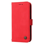 Custodia in pelle con bottone metallo per vivo Y78 5G