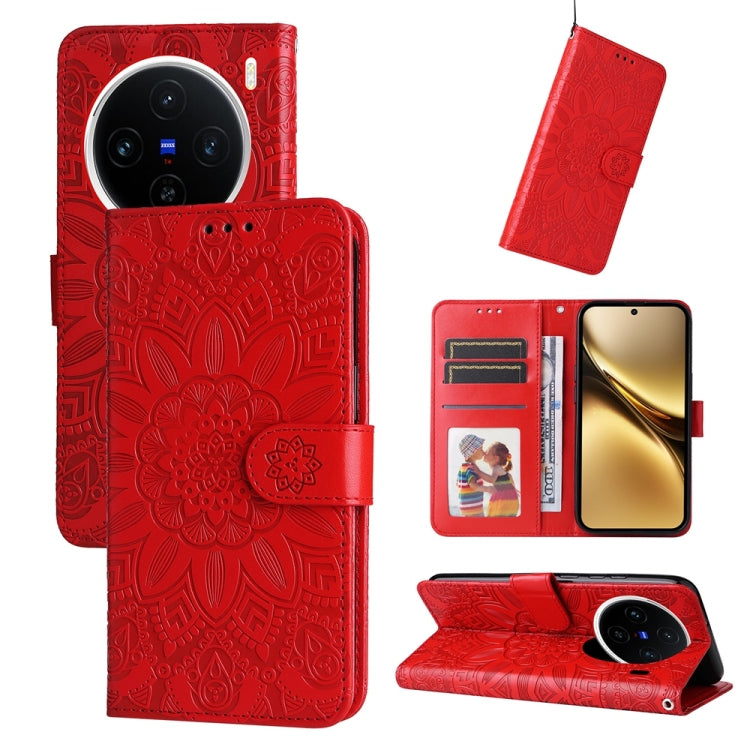 Custodia in pelle goffrata per vivo X200, X200 Pro mini, X200 Pro e V40 Lite 4G