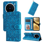 Custodia in pelle goffrata per vivo X200, X200 Pro mini, X200 Pro e V40 Lite 4G