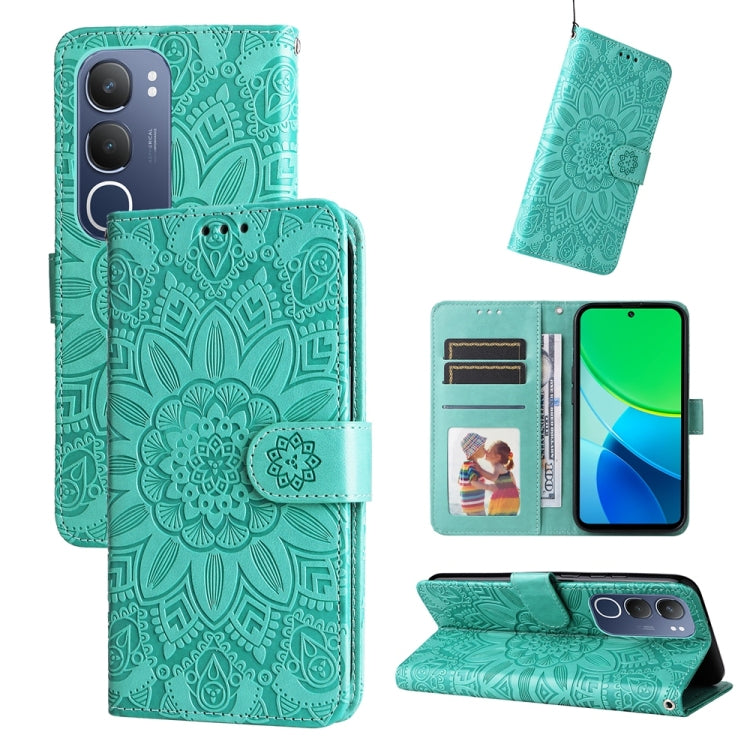Custodia in pelle goffrata per vivo X200, X200 Pro mini, X200 Pro e V40 Lite 4G