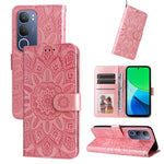 Custodia in pelle goffrata per vivo X200, X200 Pro mini, X200 Pro e V40 Lite 4G