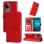 Custodia in pelle goffrata per vivo X200, X200 Pro mini, X200 Pro e V40 Lite 4G