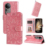 Custodia in pelle goffrata per vivo X200, X200 Pro mini, X200 Pro e V40 Lite 4G