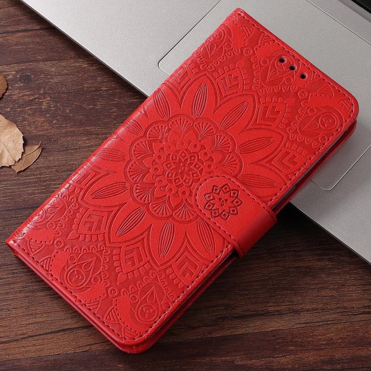 Custodia in pelle di girasole goffrata per vivo V50 Lite 4G/5G e modelli