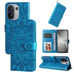 Custodia in pelle di girasole goffrata per vivo V50 Lite 4G/5G e modelli
