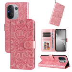 Custodia in pelle di girasole goffrata per vivo V50 Lite 4G/5G e modelli