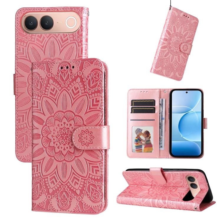 Custodia in pelle goffrata per vivo Y600 Pro 5G, Y21 5G 2026 / vivo Y05 4G, V70
