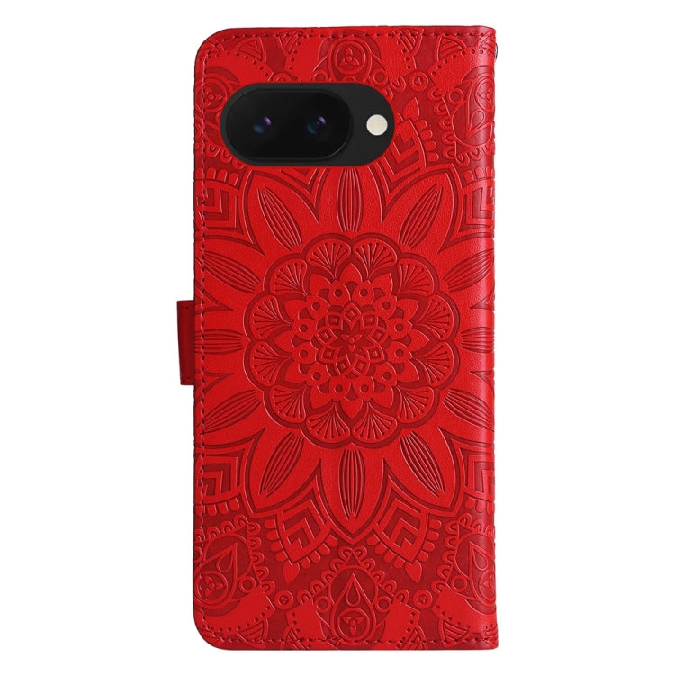 Custodia in pelle goffrata per Google Pixel 9 Pro, 9, 8a e 8 Pro