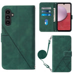 Custodia portafoglio in pelle per Samsung Galaxy S23 FE