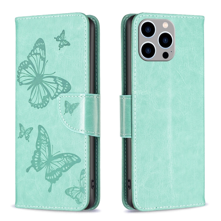 Custodia in PU e TPU con farfalle per iPhone 15