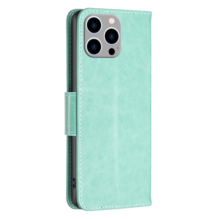 Custodia in PU e TPU con farfalle per iPhone 15 - immagine 3
