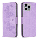 Custodia in PU e TPU con farfalle per iPhone 15 - immagine 7