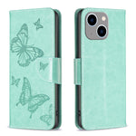 Custodia in PU e TPU con farfalle per iPhone 15 - immagine 18