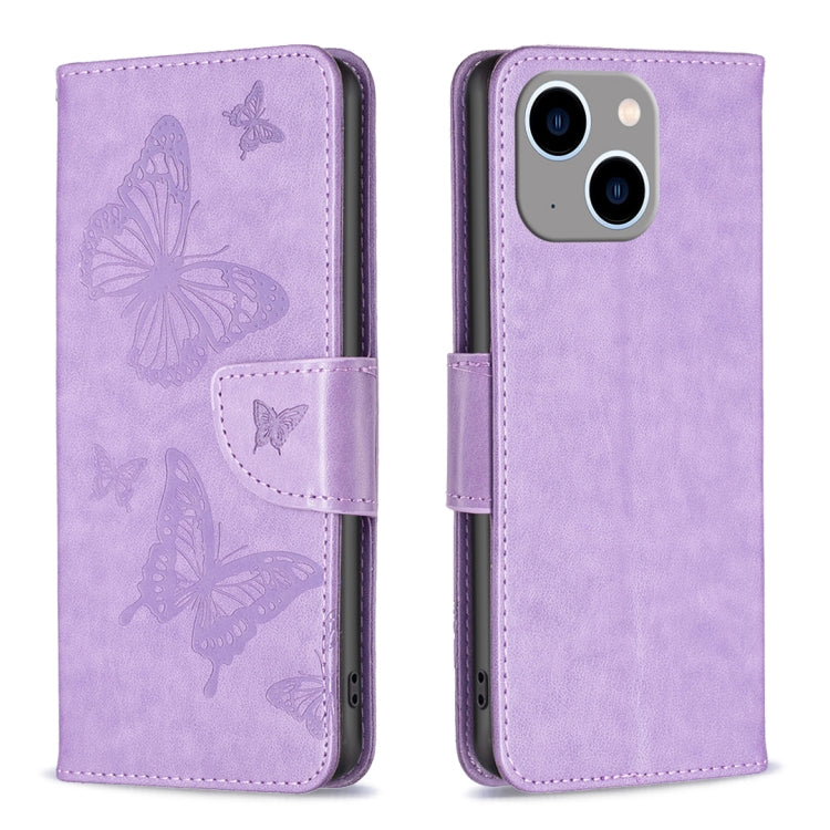 Custodia in PU e TPU con farfalle per iPhone 15 - immagine 19