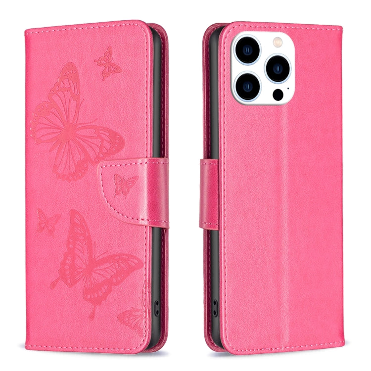Custodia in pelle con farfalle per iPhone 16, 16 Pro e Plus - immagine 10