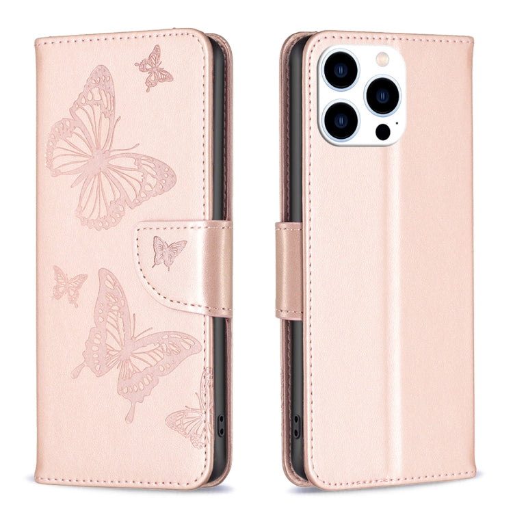 Custodia in pelle con farfalle per iPhone 16, 16 Pro e Plus - immagine 14