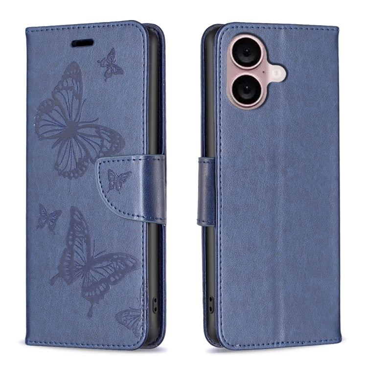 Custodia in pelle con farfalle per iPhone 16, 16 Pro e Plus - immagine 27