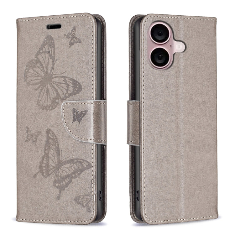 Custodia in pelle con farfalle per iPhone 16, 16 Pro e Plus - immagine 23