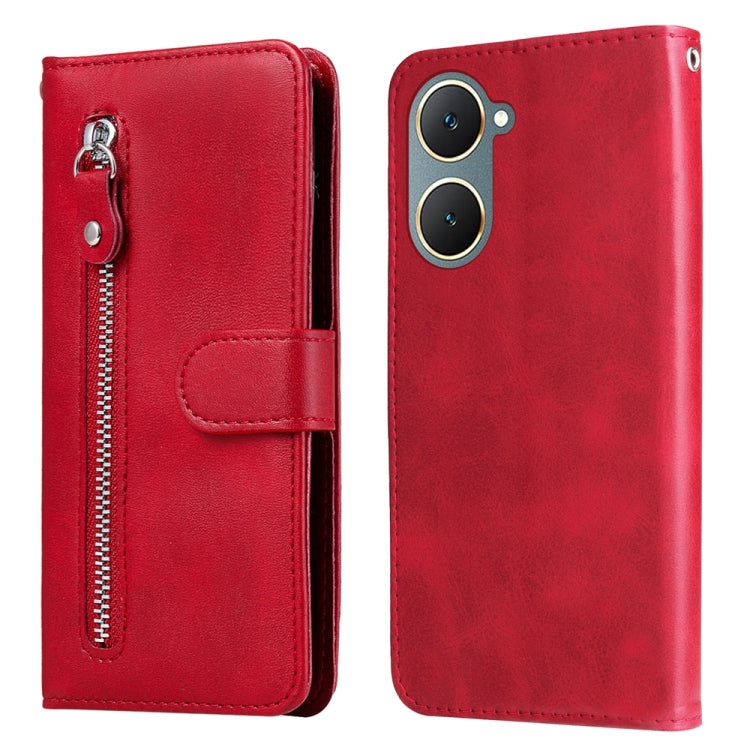 Custodia in pelle con cerniera per vivo Y200, Y17s, Y36 4G/5G e Y78 5G