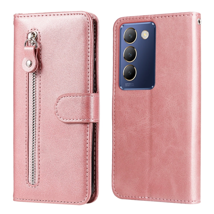 Custodia in pelle con cerniera per vivo Y200, Y17s, Y36 4G/5G e Y78 5G