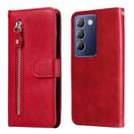 Custodia in pelle con cerniera per vivo Y200, Y17s, Y36 4G/5G e Y78 5G