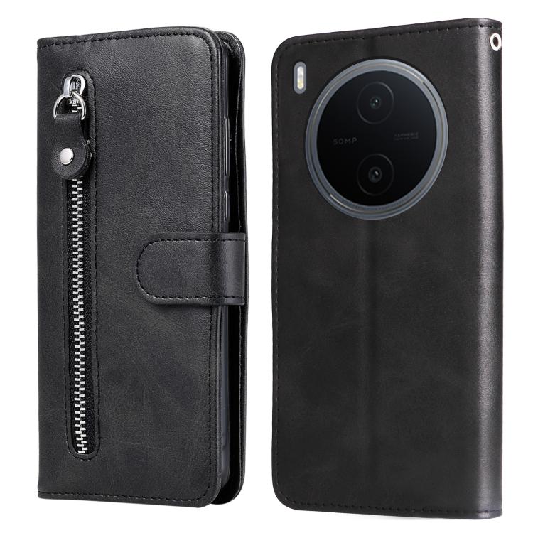 Custodia in pelle con cerniera per vivo Y600 Pro 5G, Y21 5G 2026 / vivo Y05 4G