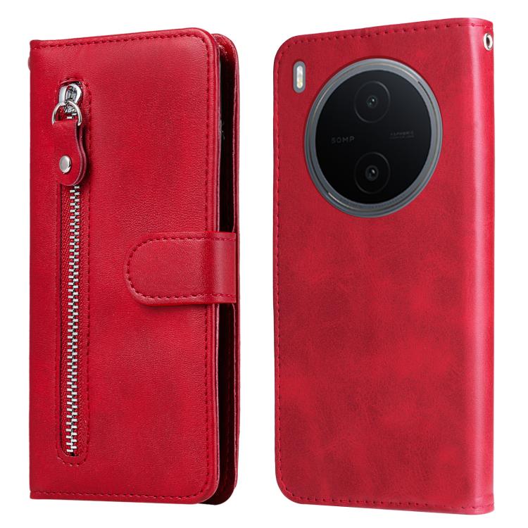 Custodia in pelle con cerniera per vivo Y600 Pro 5G, Y21 5G 2026 / vivo Y05 4G