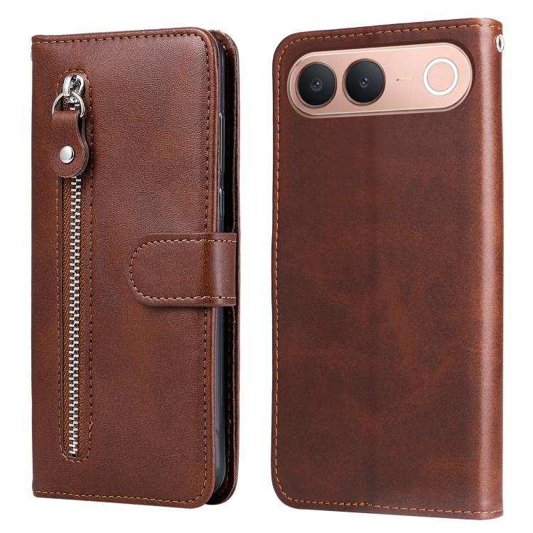 Custodia in pelle con cerniera per vivo Y600 Pro 5G, Y21 5G 2026 / vivo Y05 4G