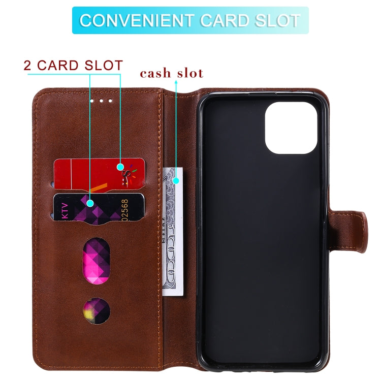 Custodia portafoglio in pelle PU e TPU per Realme 6