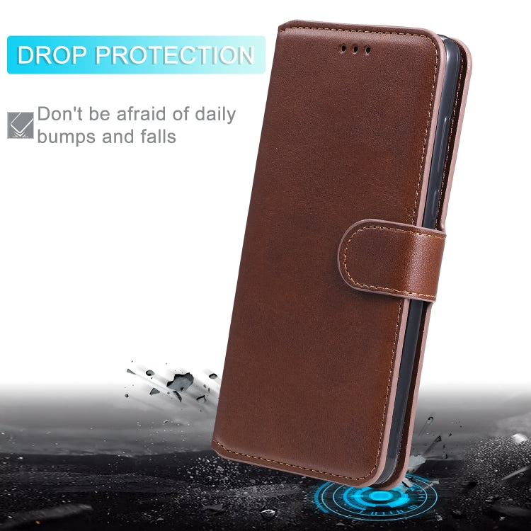 Custodia portafoglio in pelle PU e TPU per Realme 6