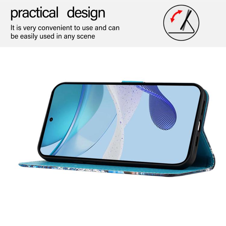Custodia in pelle per iPhone 17 Pro e 18 Pro con motivi colorati - immagine 4