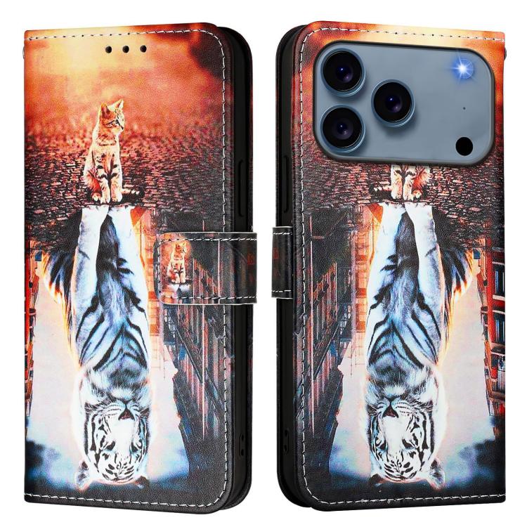 Custodia in pelle per iPhone 17 Pro e 18 Pro con motivi colorati - immagine 10