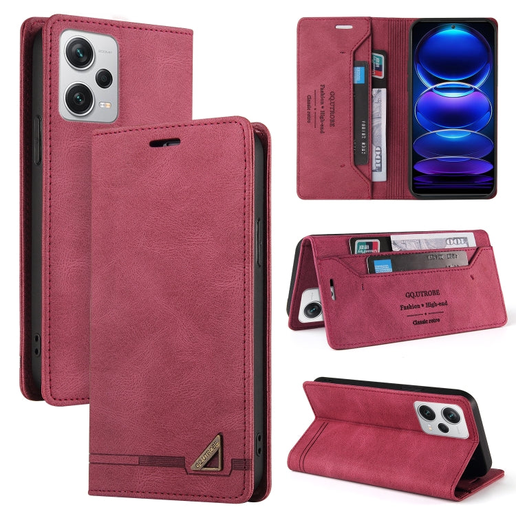 Custodia portafoglio in pelle per Xiaomi Poco F5 e Redmi Note 12