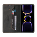 Custodia portafoglio in pelle per Xiaomi Poco F5 e Redmi Note 12