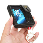 Custodia in pelle con cinturino per OPPO Find N2 Flip