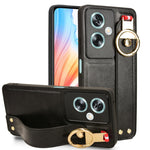 Custodia in pelle con cinturino per OPPO Reno11 Pro, Find X7 Ultra, A79 5G
