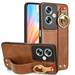 Custodia in pelle con cinturino per OPPO Reno11 Pro, Find X7 Ultra, A79 5G