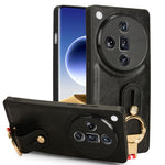 Custodia in pelle con cinturino per OPPO Reno12 5G Global, Reno11 F / F25 Pro