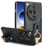 Custodia in pelle con cinturino per OPPO Reno12 5G Global, Reno11 F / F25 Pro