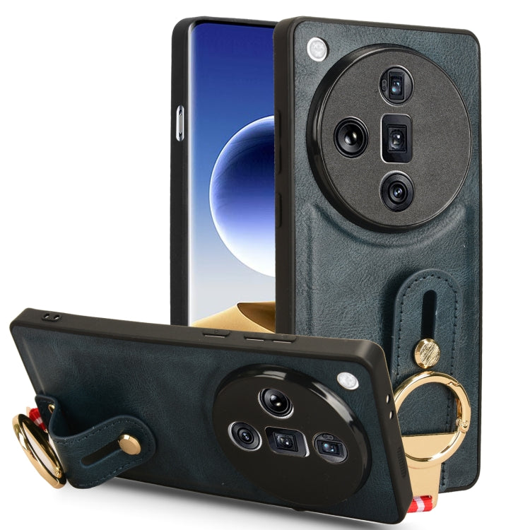 Custodia in pelle con cinturino per OPPO Reno12 5G Global, Reno11 F / F25 Pro